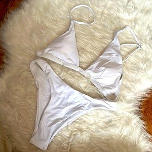 Size S white bikini NWT